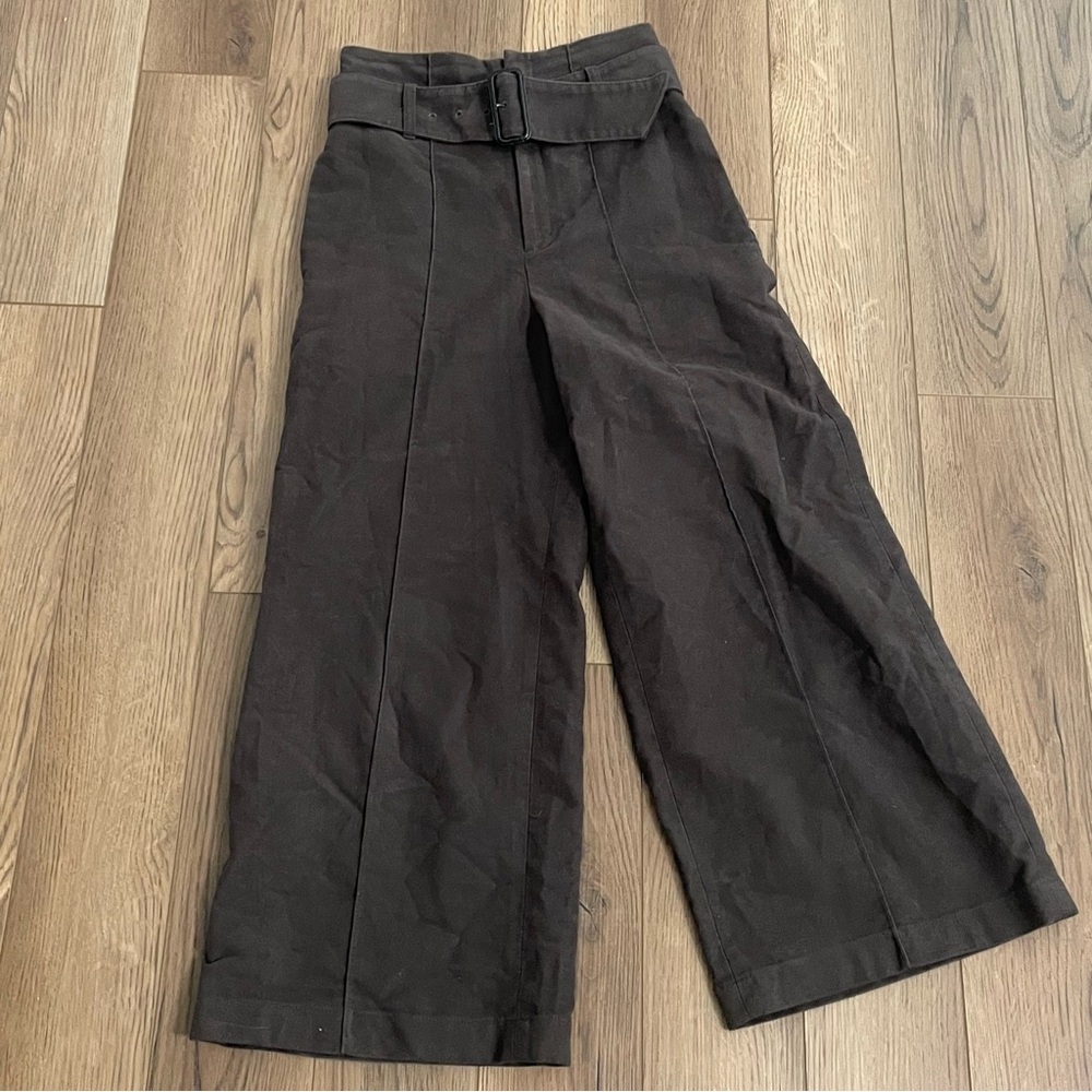 IENA Brown Corduroy Flare‎ Leg Belted